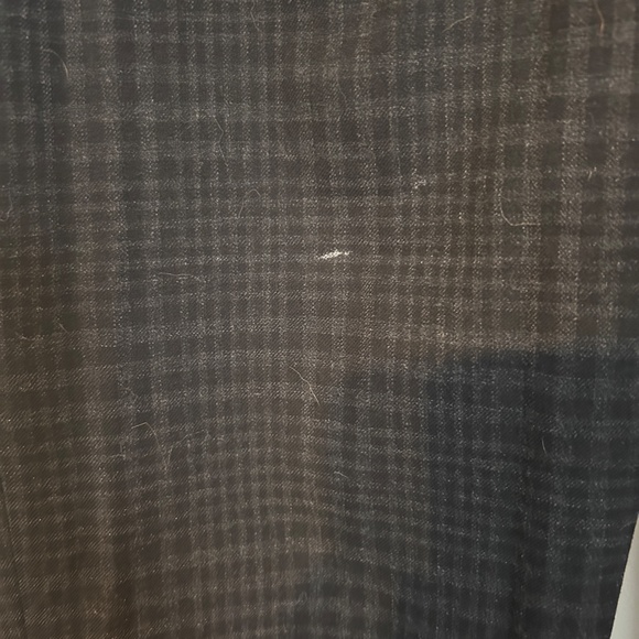 Women's Black Plaid Dress Pants - Picture 2 of 4